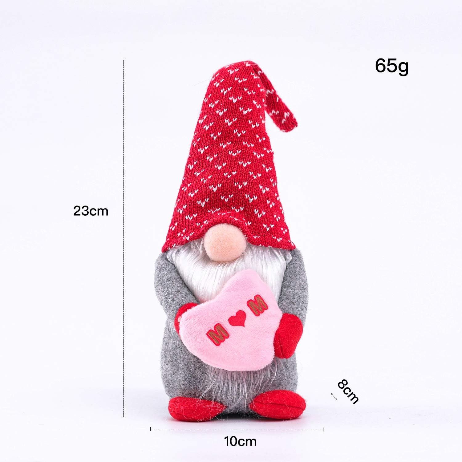 2Pcs Mothers Day Gnome Plush Tulip Gonk Spring Decor Gift