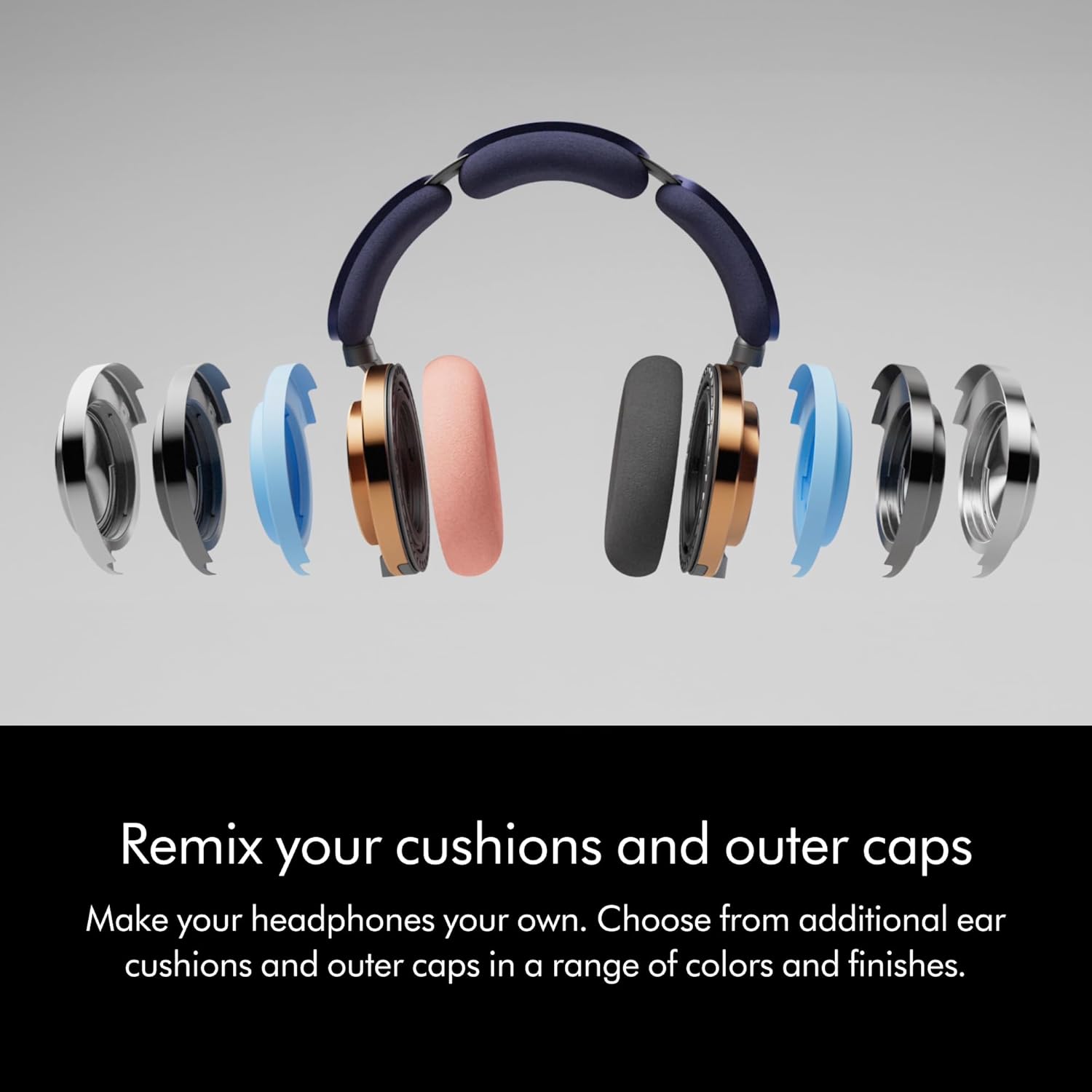 Wireless Noise Cancelling Over Ear Headphones 55H Battery