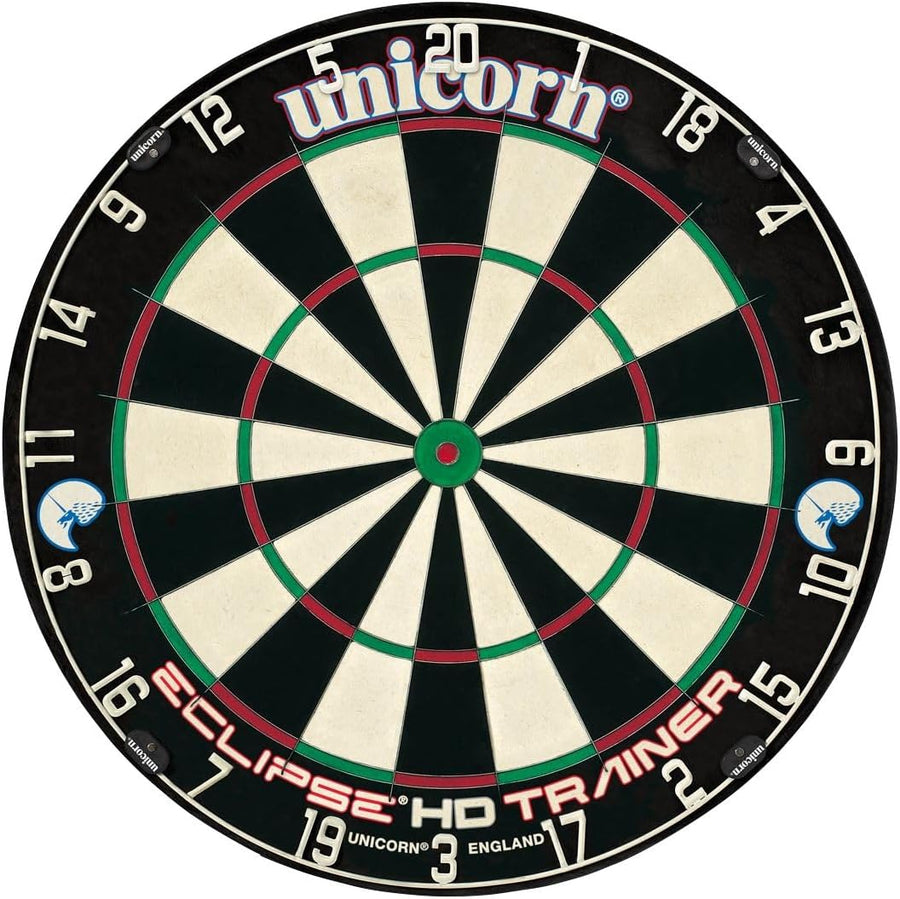 18in Training Dartboard Slim Doubles Trebles Sisal Practice Board