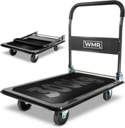 Heavy Duty Platform Trolley 300KG Foldable Cart Grey