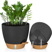 Self Watering Plant Pots 30cm Drainage Indoor Outdoor Planter Set 2