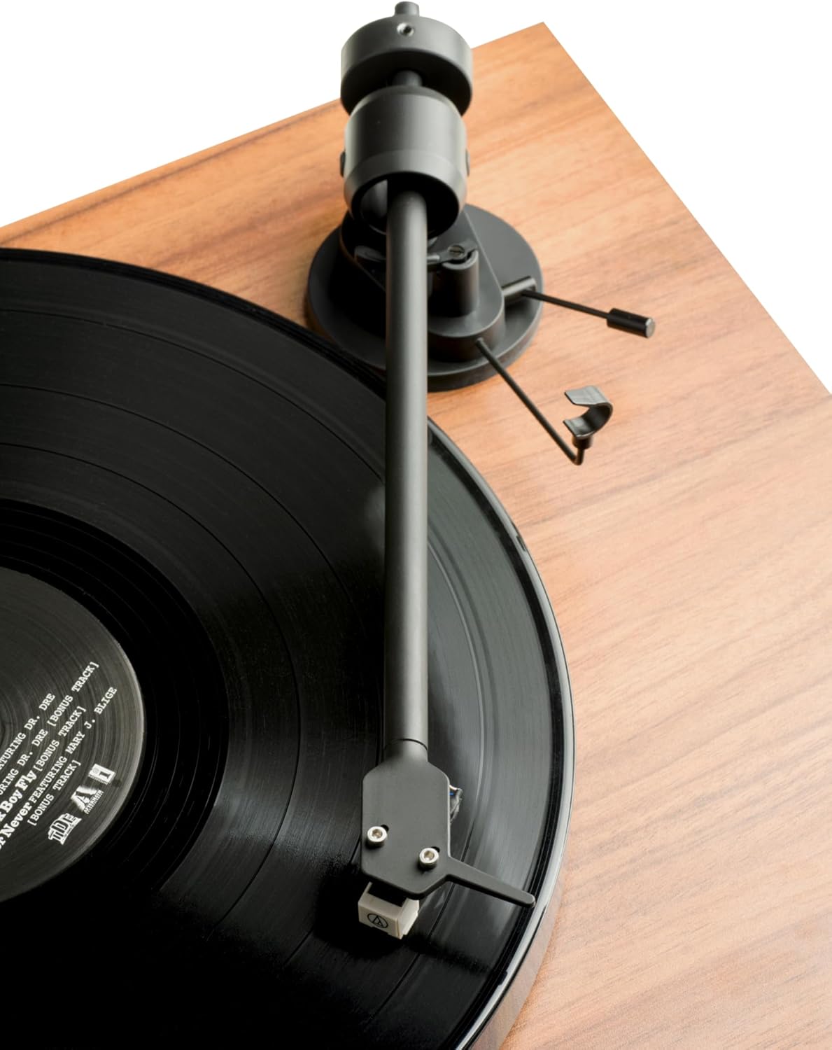 Bluetooth Turntable with Built In Preamp Black HiFi