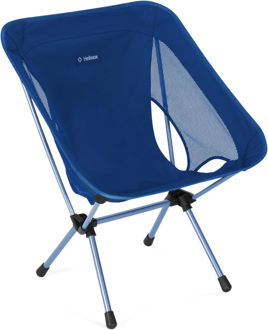Compact Camping Chair Foldable Outdoor Seat Blue
