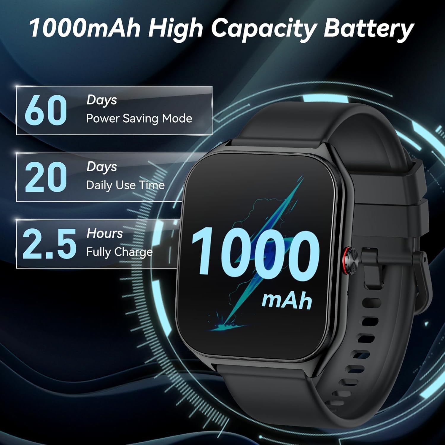 AI Smart Watch Chat Assistant 200 Sports 1000mAh
