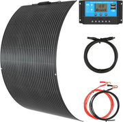 100W Flexible Solar Panel Kit 10A Controller RV Boat 12V
