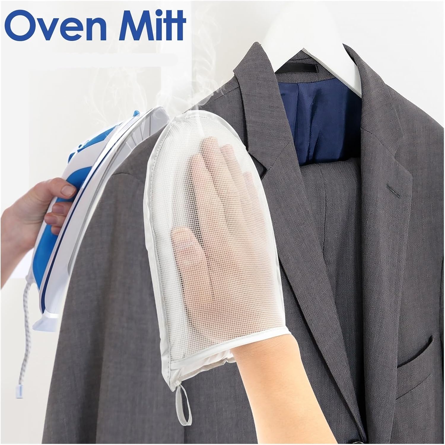 Portable Clothes Steamer Stand Adjustable Folding Garment Rack