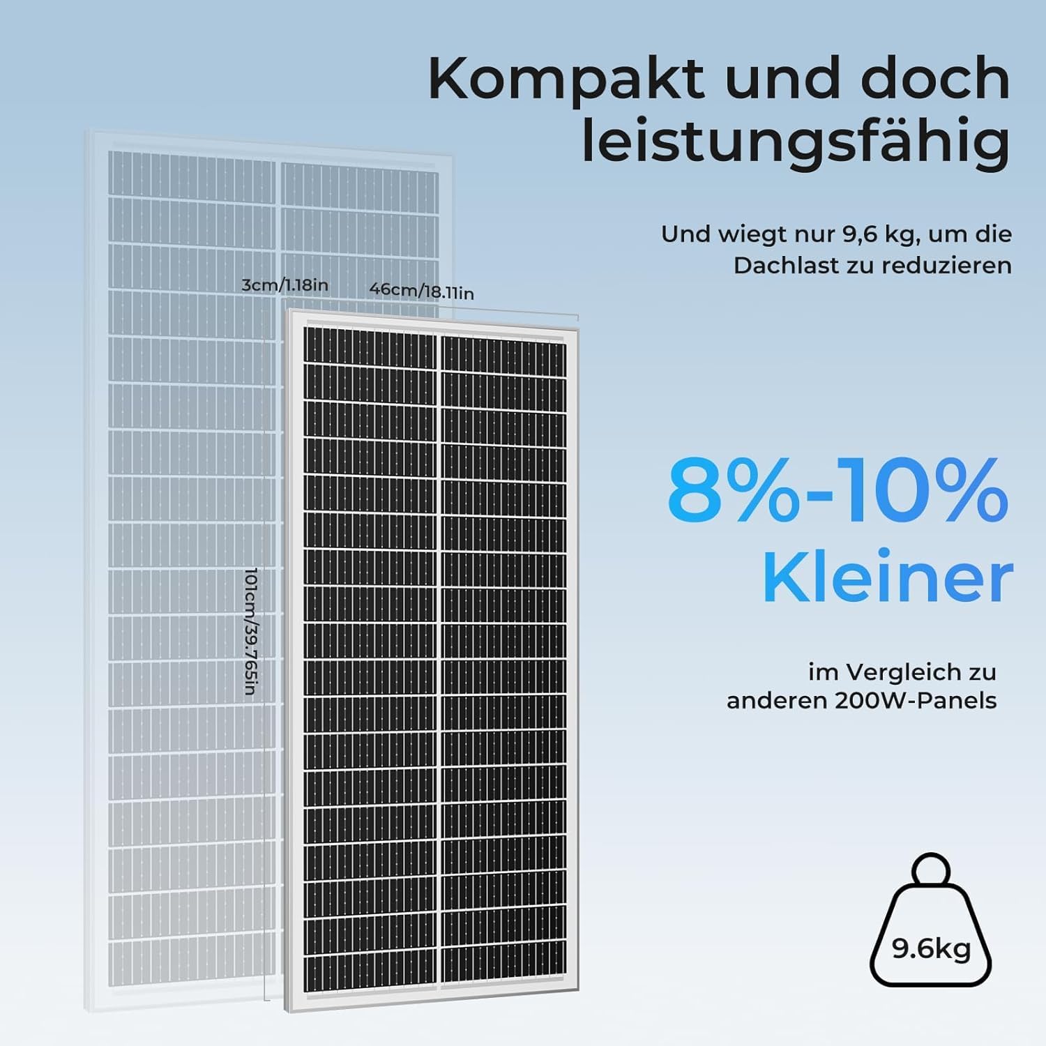 200W Black N Type Solar Panel Kit Dual 100W IP68 MC4 Off Grid