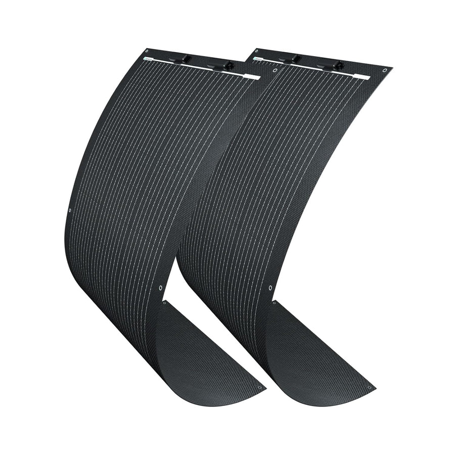 200W Flexible Solar Panel 2 Pack 12V RV Marine Van Off Grid