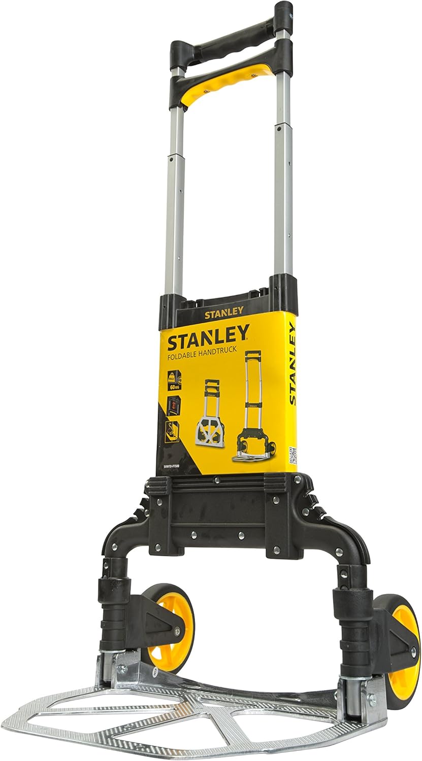 Compact Folding Hand Truck Trolley 60KG Aluminium Cart