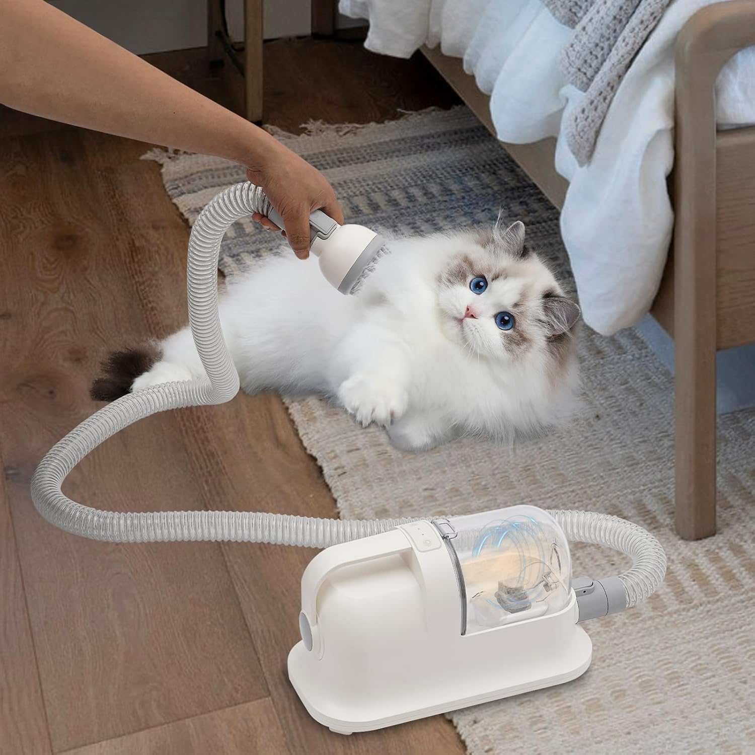 3 In 1 Pet Grooming Vacuum Clipper Kit Dog Cat Hair