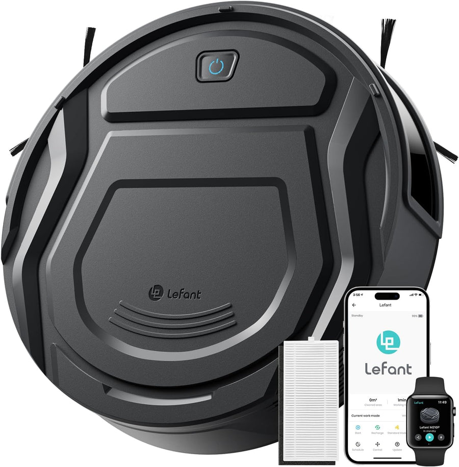 Robot Vacuum 4000Pa Slim 200Min Runtime WiFi Alexa Pet Hair