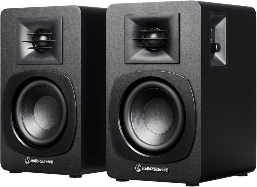 Bluetooth Bookshelf Speakers 30W Stereo Powered RCA PC TV Audio