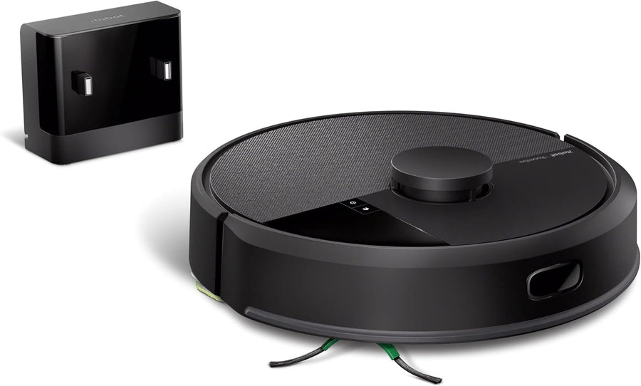 Robot Vacuum Mop Combo LiDAR Mapping WiFi Smart Auto Clean Black