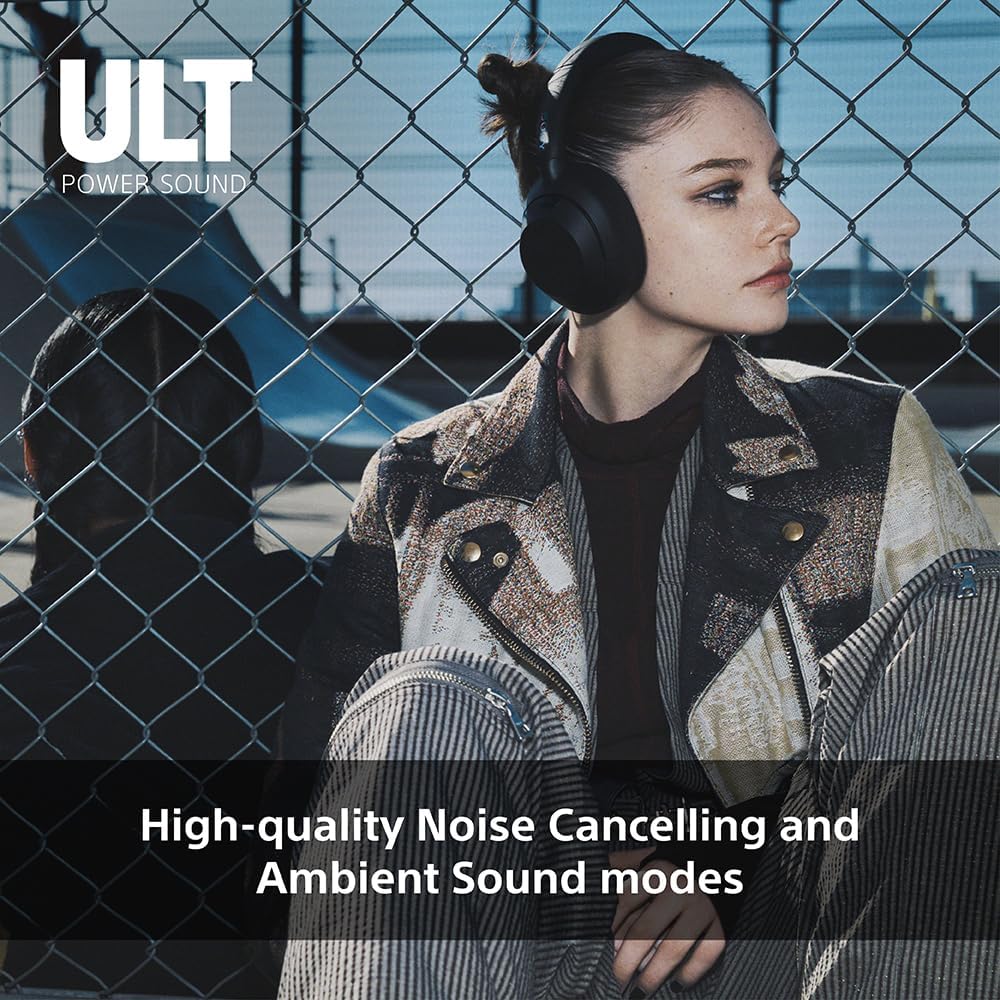 Bluetooth Noise Cancelling Over Ear Headphones Deep Bass 30H Playtime