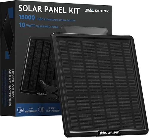 10W Trail Camera Solar Panel Charger 15000mAh Battery