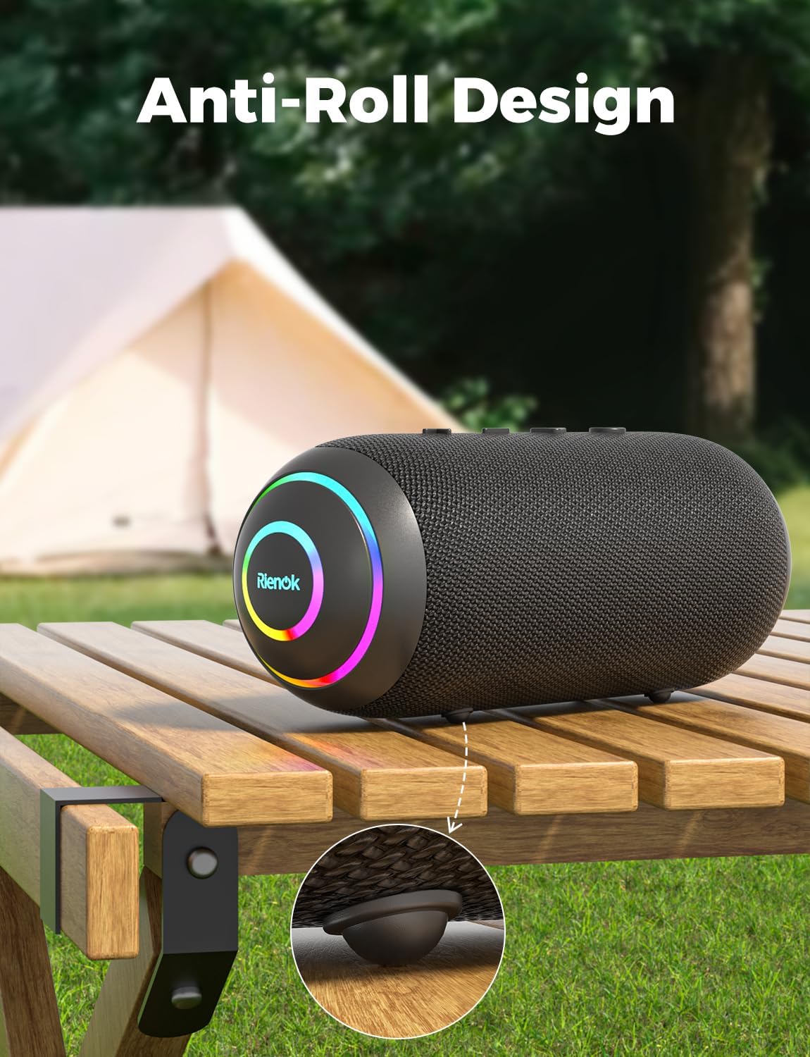 40W Portable Bluetooth Speaker IPX7 Waterproof 30H RGB TWS