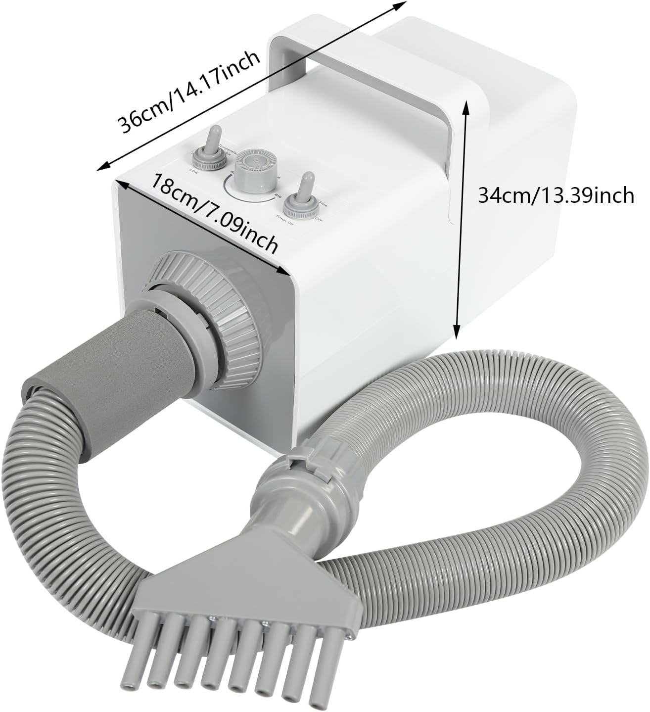 Pet Grooming Vacuum Kit 2800W Low Noise 57dB 4 Nozzle