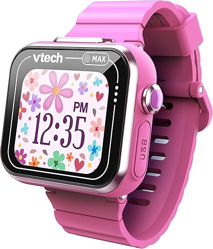Kids Smart Watch Pink Dual Camera Games Watch