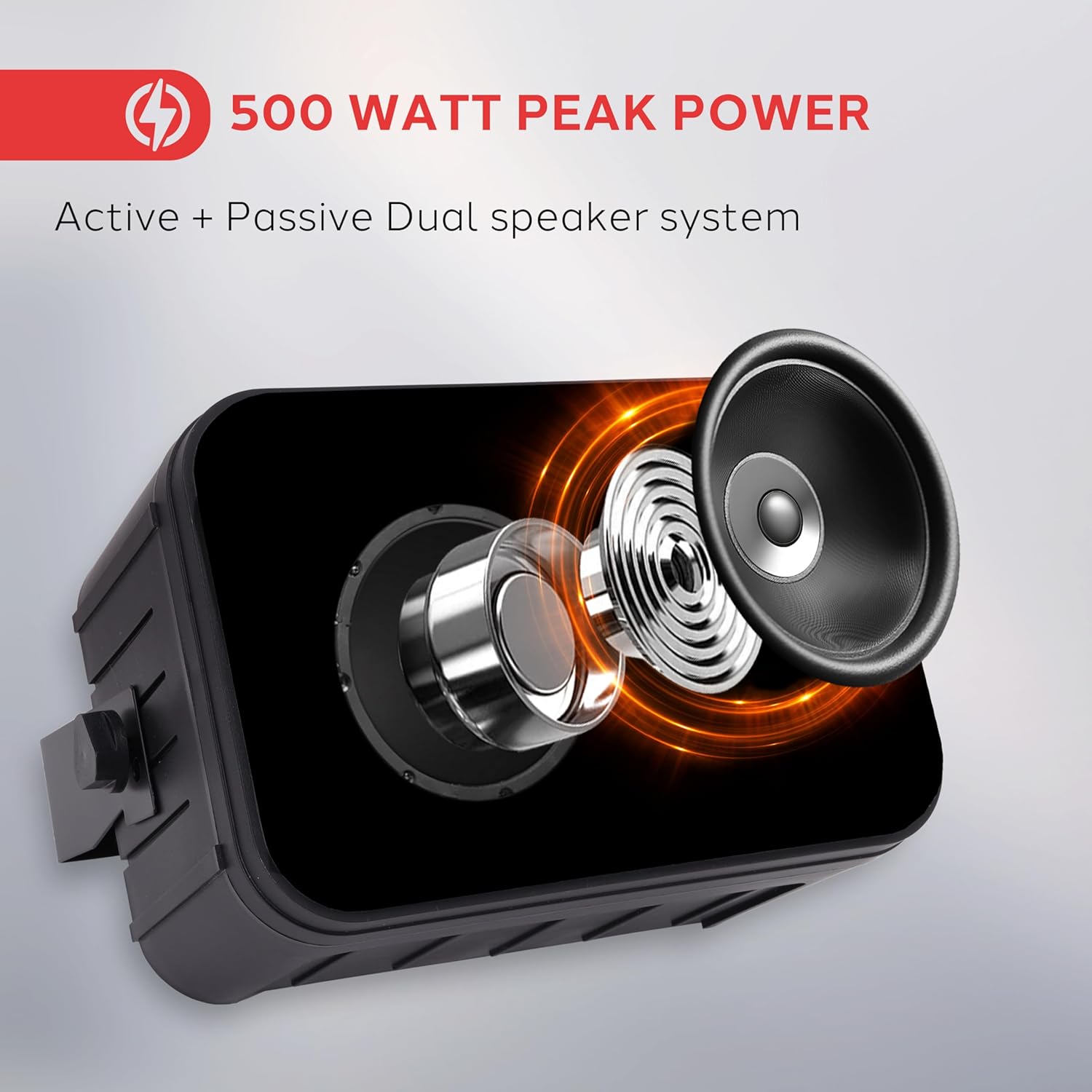 Outdoor Wall Speakers 500W Waterproof Patio Garden Stereo Pair