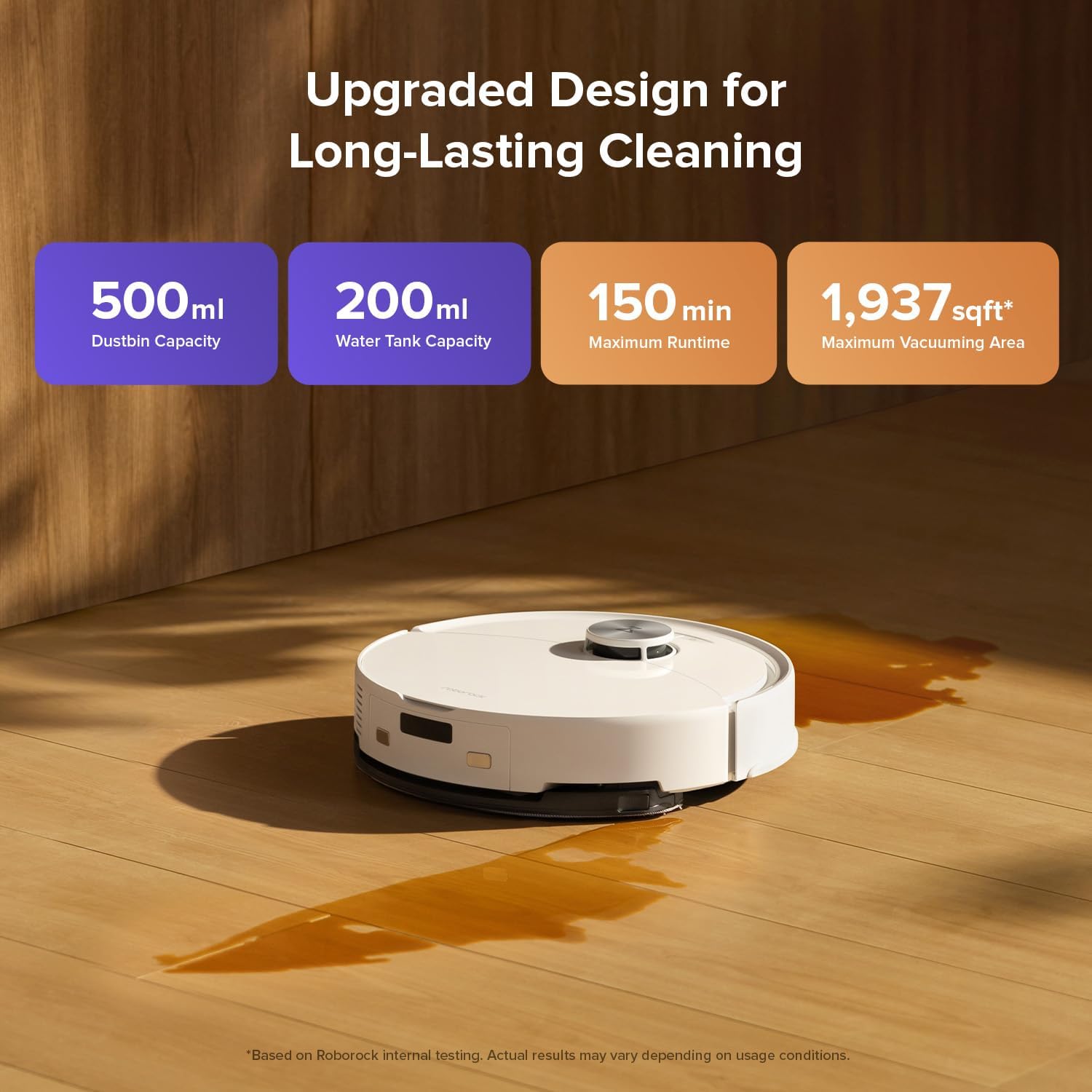 Robot Vacuum Mop 10000Pa LiDAR Mapping Auto Lift Mop Pet Hair
