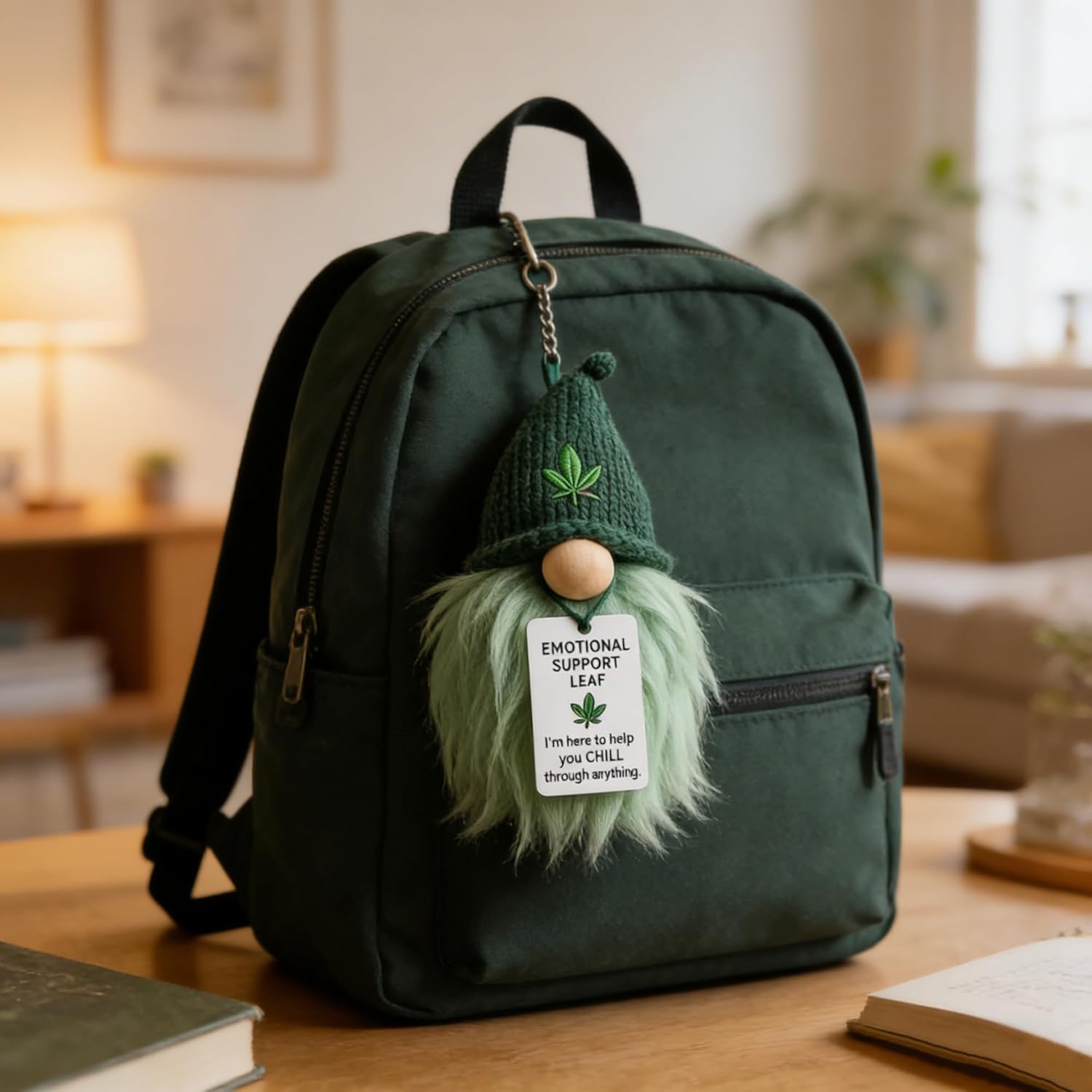 Weed Gnome Emotional Support Figurine Funny Desk Decor Gift