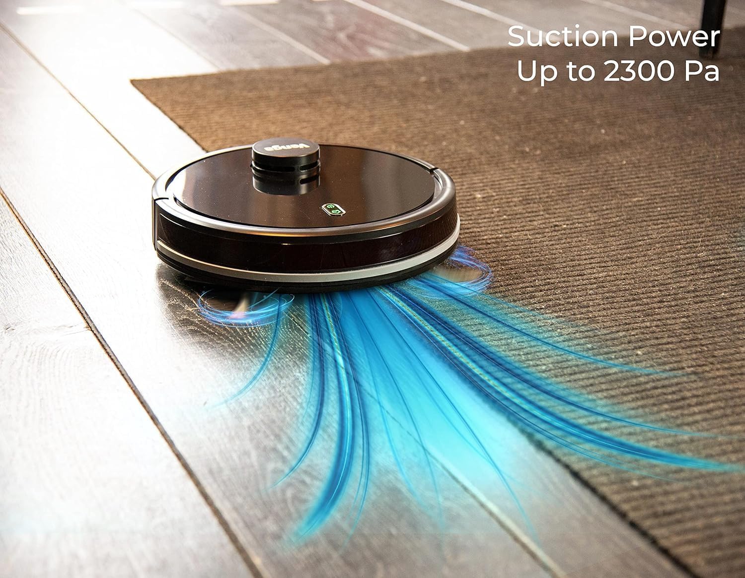 Robot Vacuum Mop 2300Pa LiDAR Laser App Control 6 Modes Auto