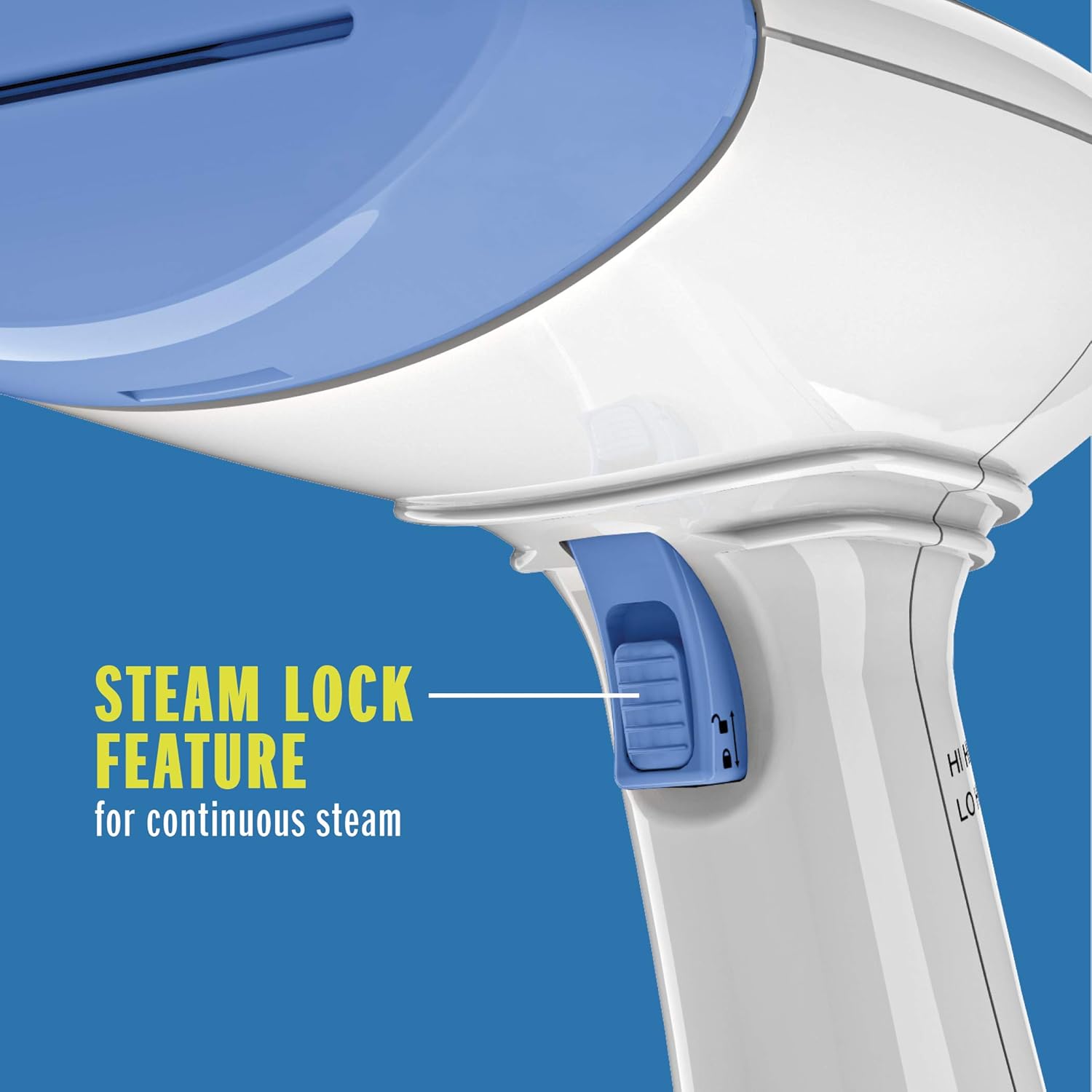 Handheld Garment Steamer Dual Heat 1110W 15min Steam Brush