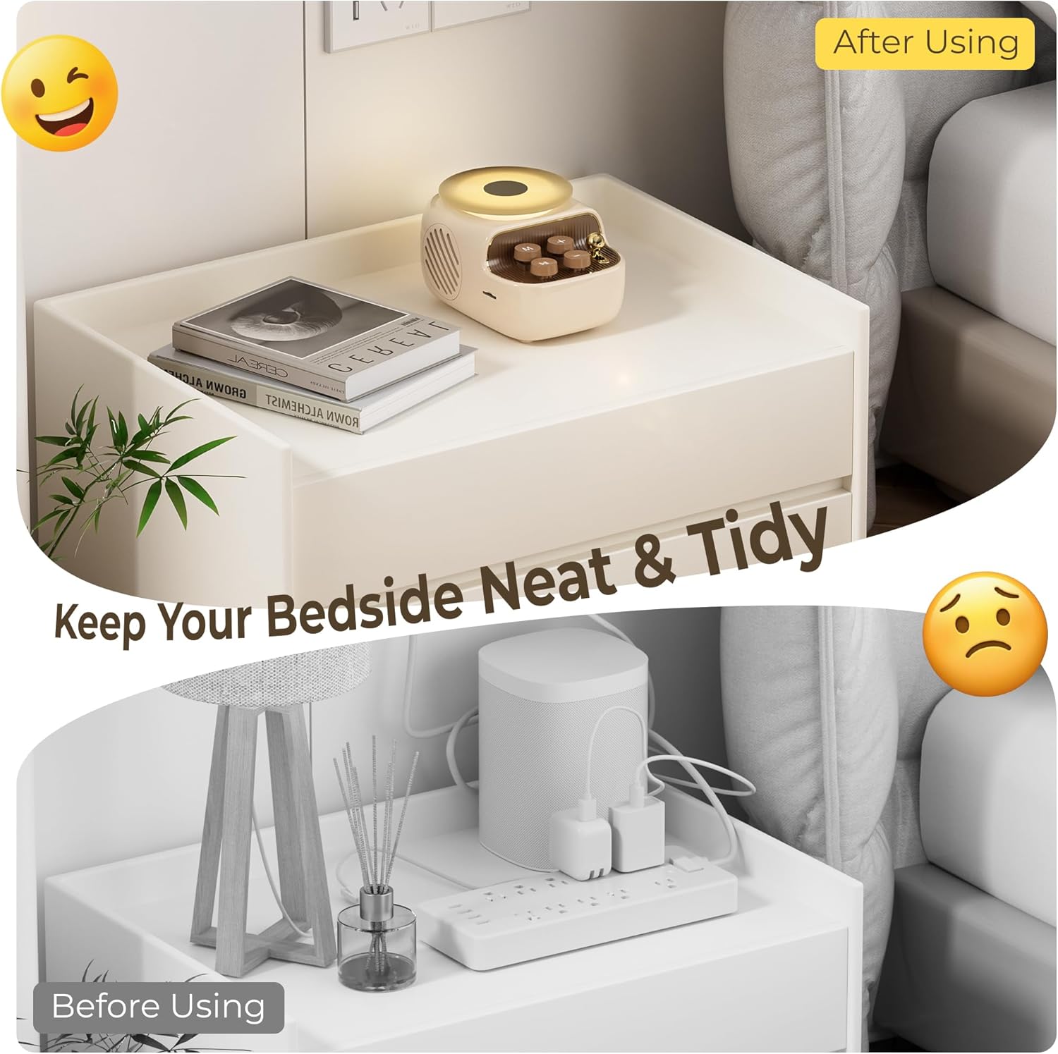 Mini Retro Bluetooth Speaker Night Light Portable TF Card