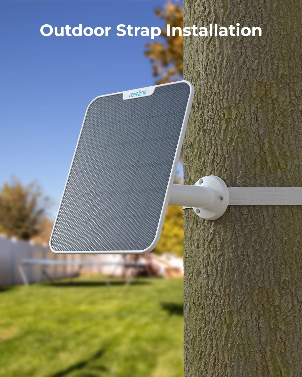 6W Solar Panel Camera Charger USB C IP65 4M Cable