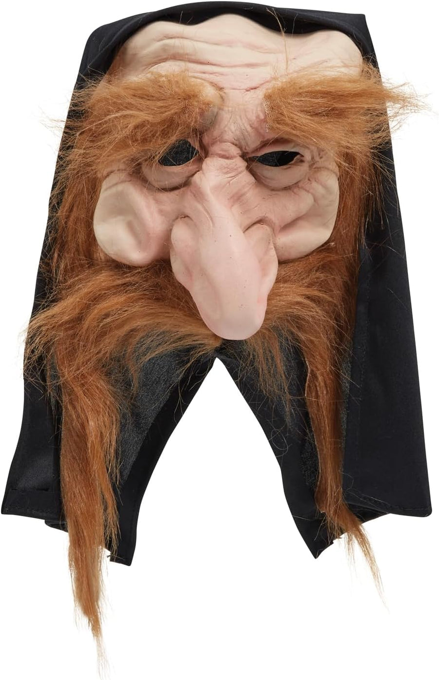 Gnome Mask With Hood Beard Adult Costume Halloween Party