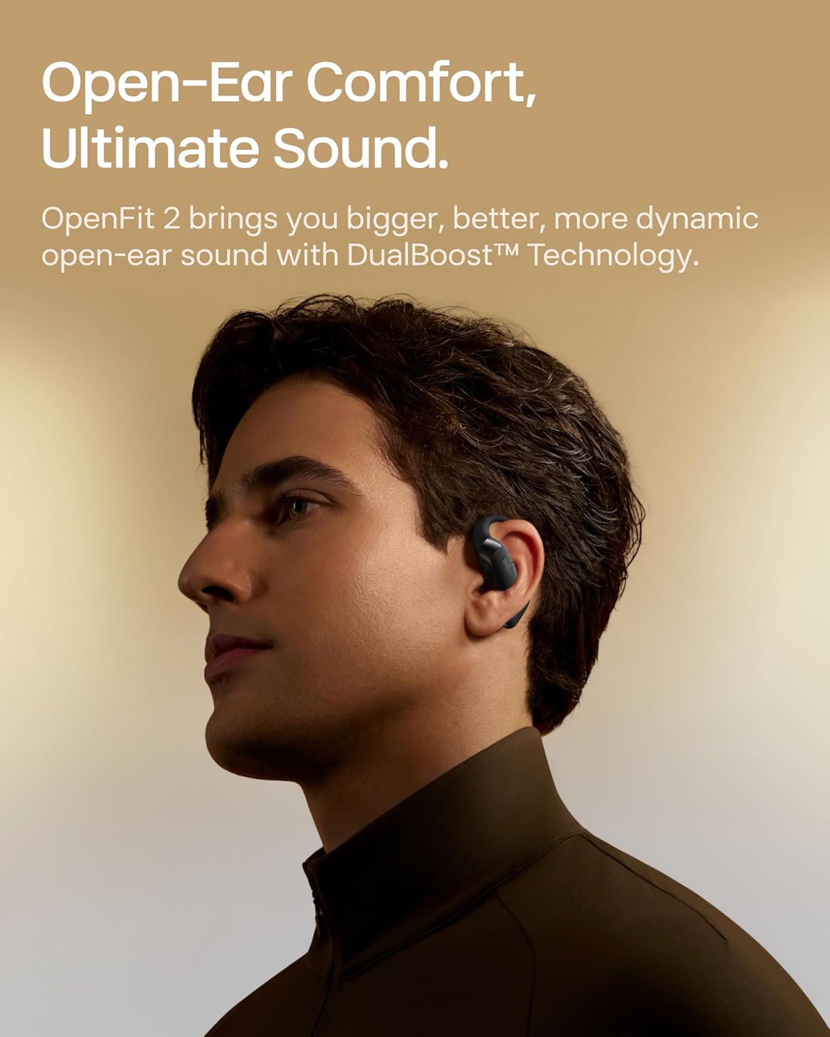 Open Ear Wireless Earbuds Earhook Bluetooth 48H Playtime IP55