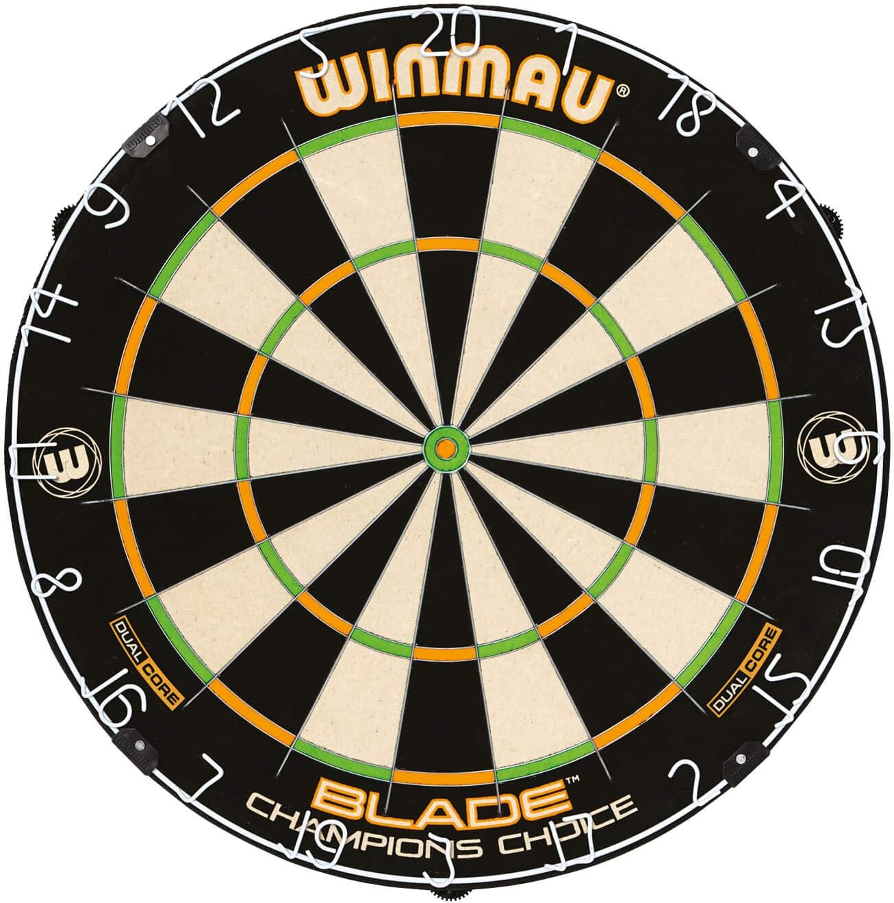 Training Dart Board Dual Core Sisal High Visibility Practice