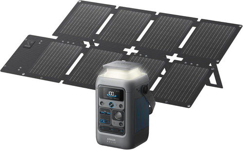 300W Portable Power Station 288Wh Solar Generator w 60W Panel