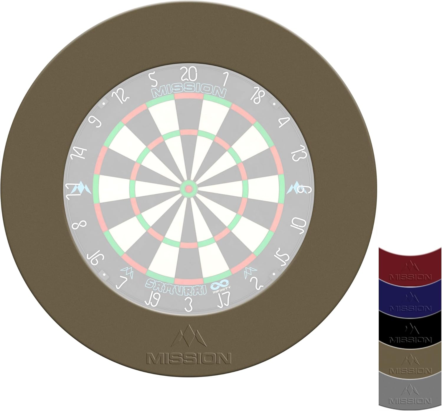 Dartboard Surround Ring Wall Protector 68cm Rubber Durable