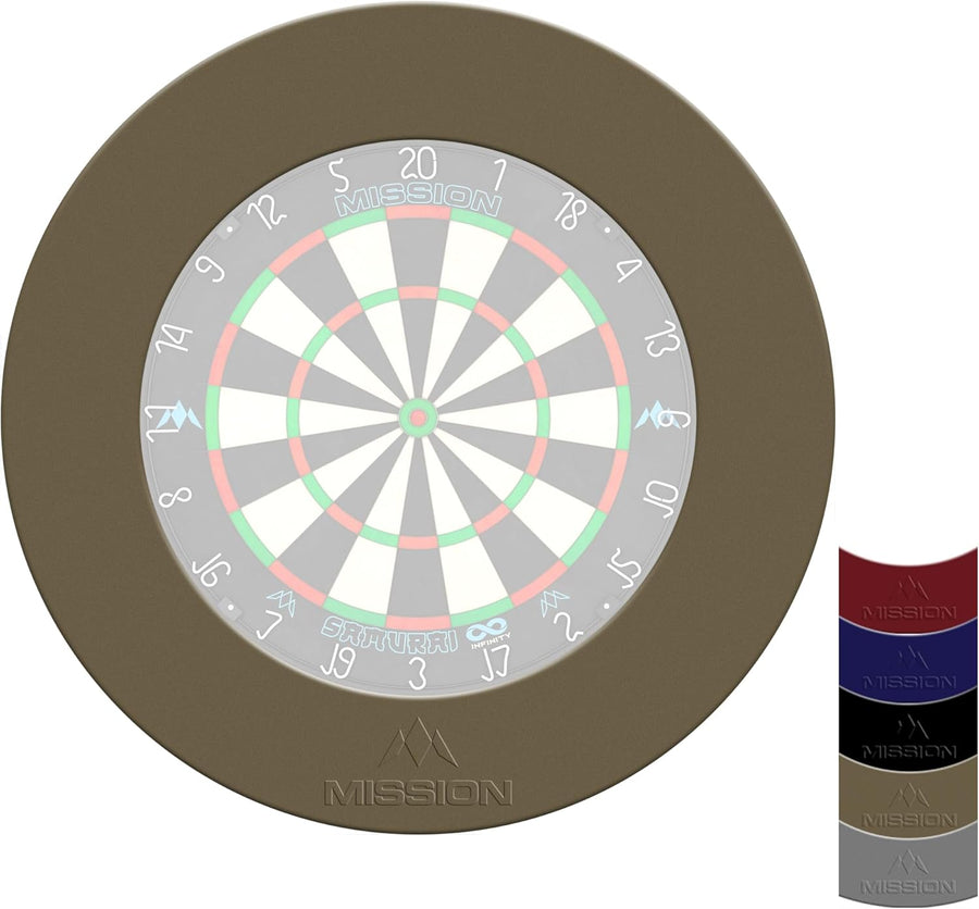 Dartboard Surround Ring Wall Protector 68cm Rubber Durable
