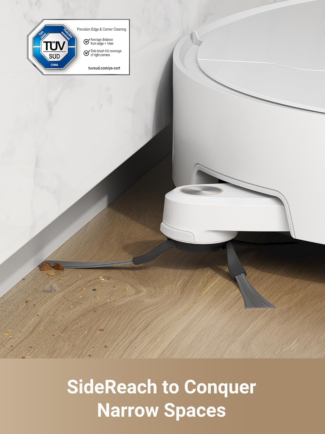 Robot Vacuum Mop Self Empty 11000Pa LiDAR Hot Wash Auto Clean
