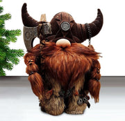 Viking Gnome Statue Resin Garden Decor Funny Lucky Ornament