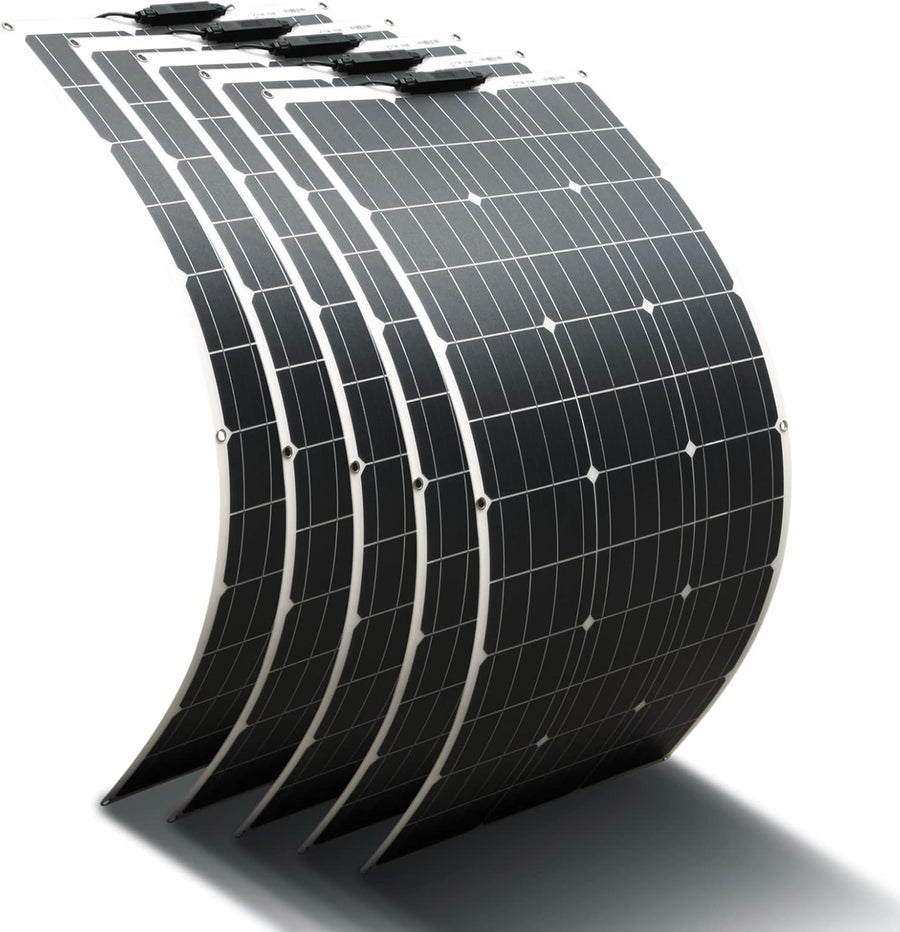 500W Flexible Solar Panel Kit 5x100W RV Boat 12V Charger