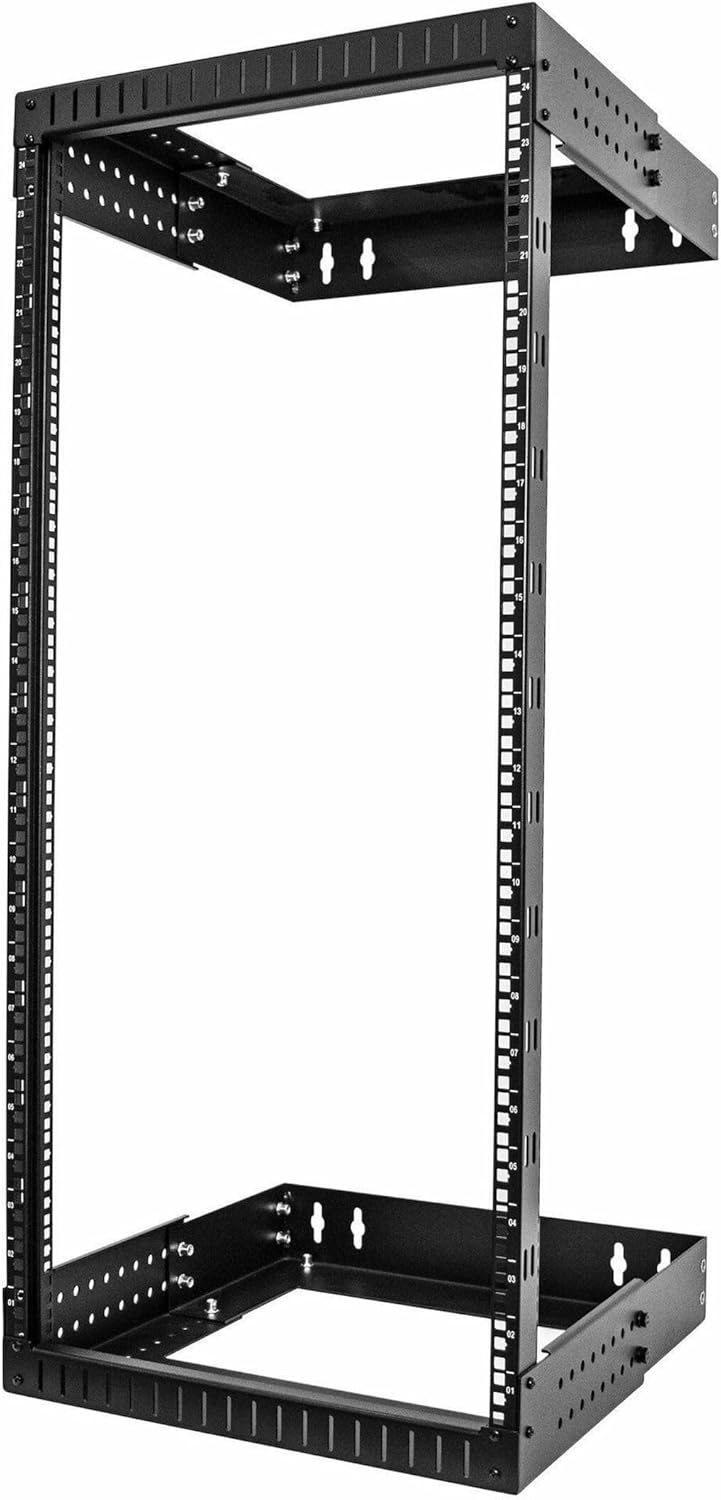 24U 19in Wall Mount Open Frame Network Rack