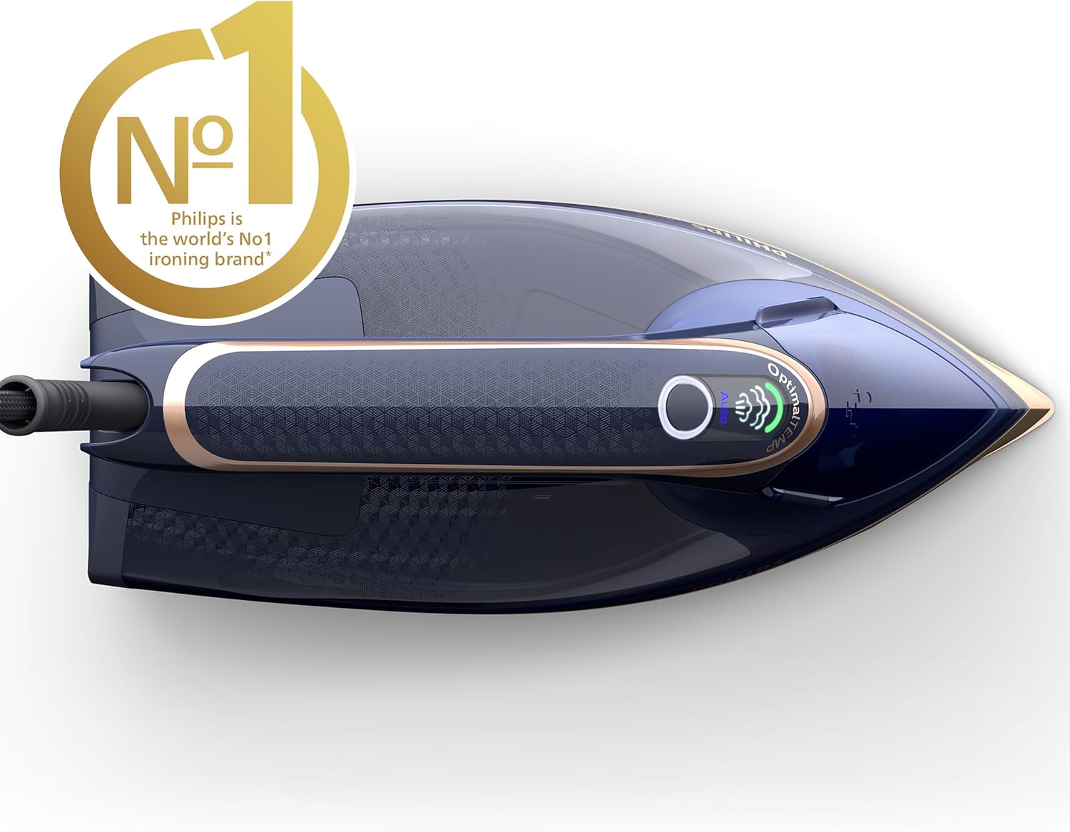 3000W Steam Iron 260g Turbo Boost Intelligent Steam Sensor 350ml Tank