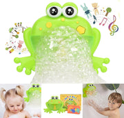 Frog Bath Bubble Toy LED Music Automatic Bubble Maker
