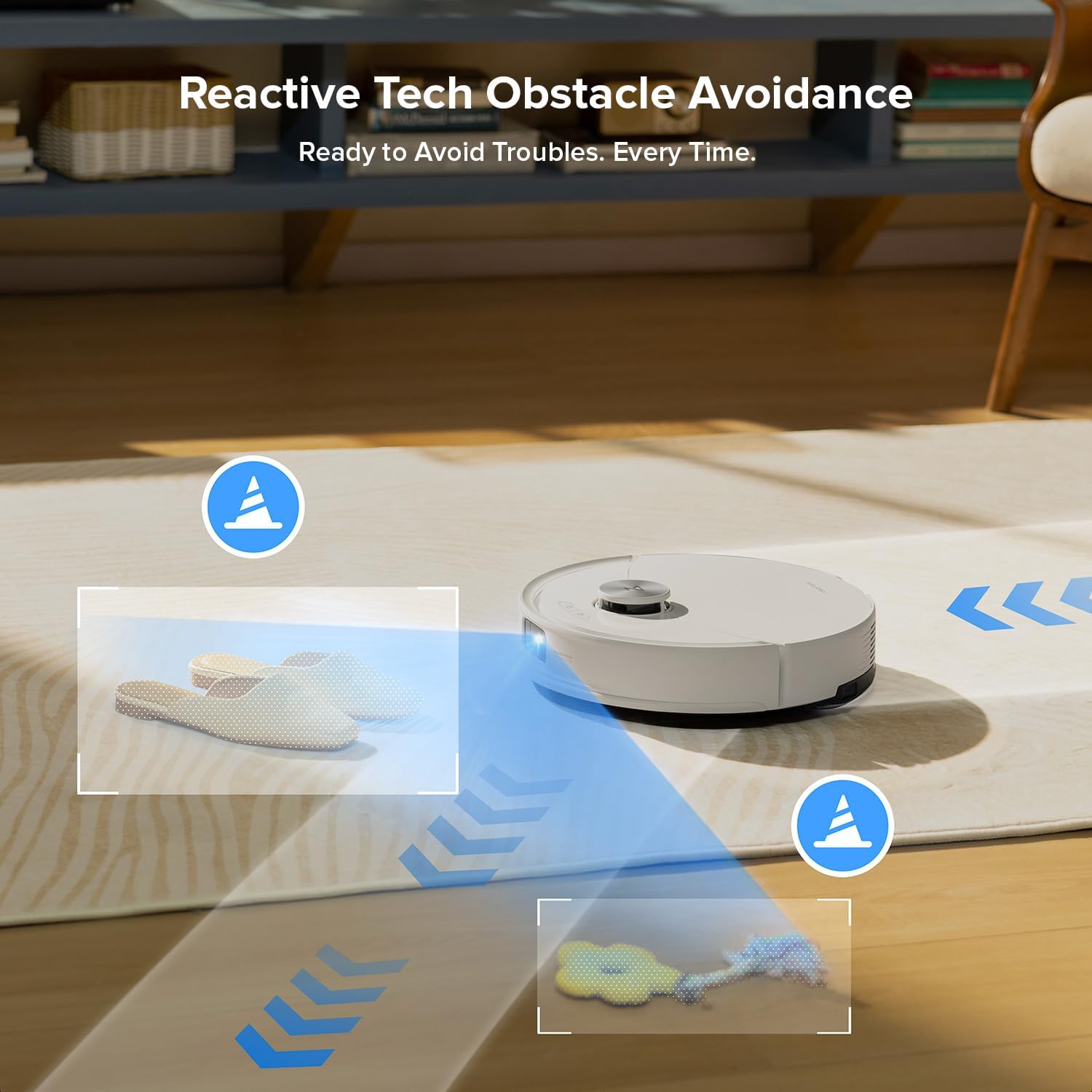Robotic Vacuum Mop 10000Pa Self Empty LiDAR Smart Mapping