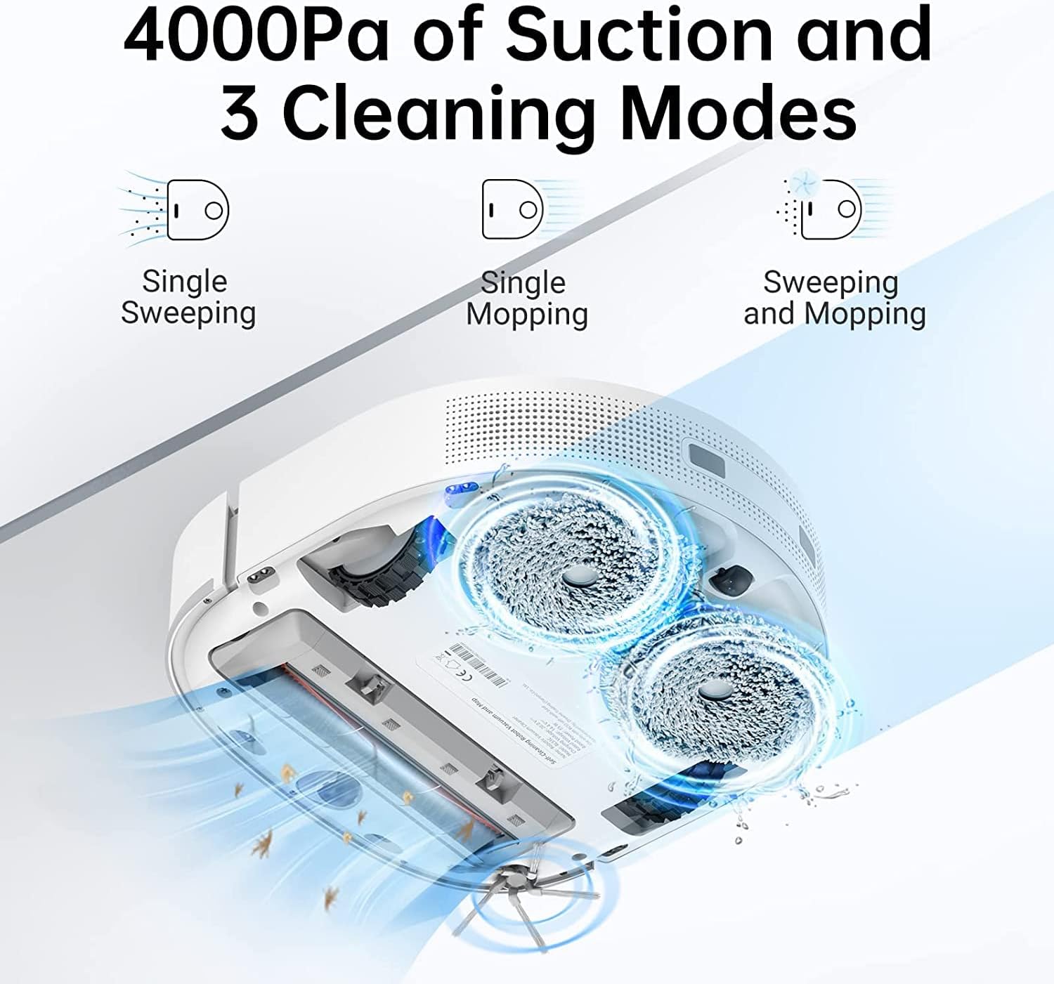 Robot Vacuum Mop Self Cleaning LiDAR Mapping Auto Wash Smart Clean