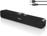 PC Soundbar Speakers USB Powered Stereo 3.5mm Desktop Audio