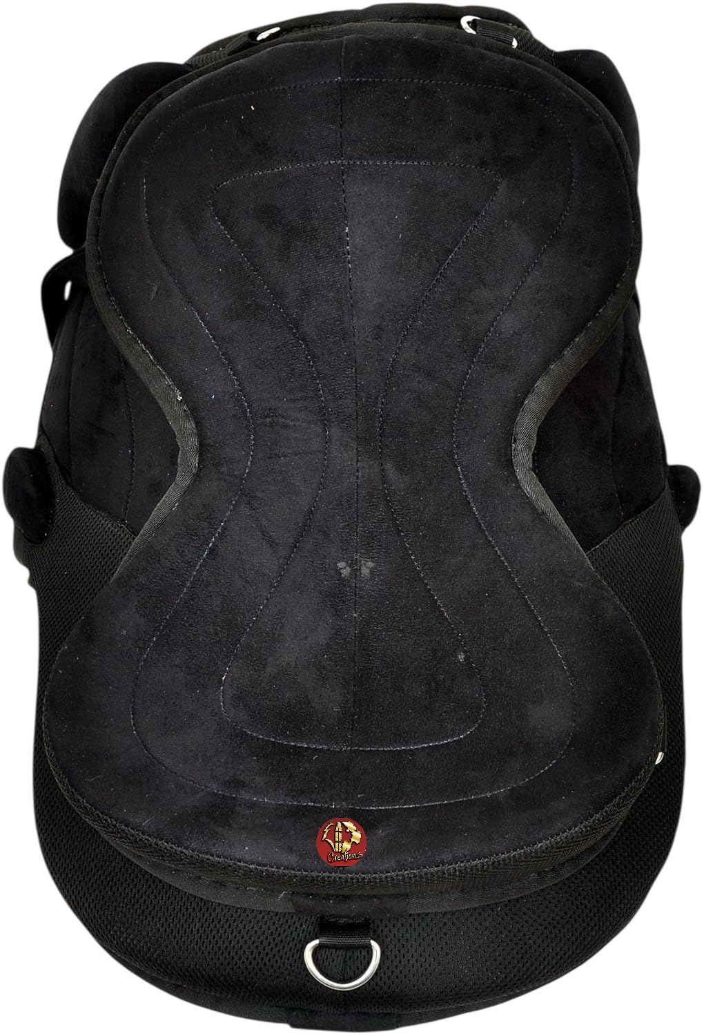 Treeless English Horse Saddle 17 Inch Synthetic With Stirrups