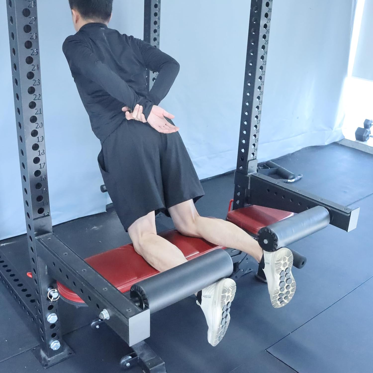 Single Leg Squat Roller Rack Attachment Bulgarian Split Trainer