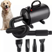 Dog Hair Dryer 2800W Pet Grooming Blaster Low Noise 4 Nozzle