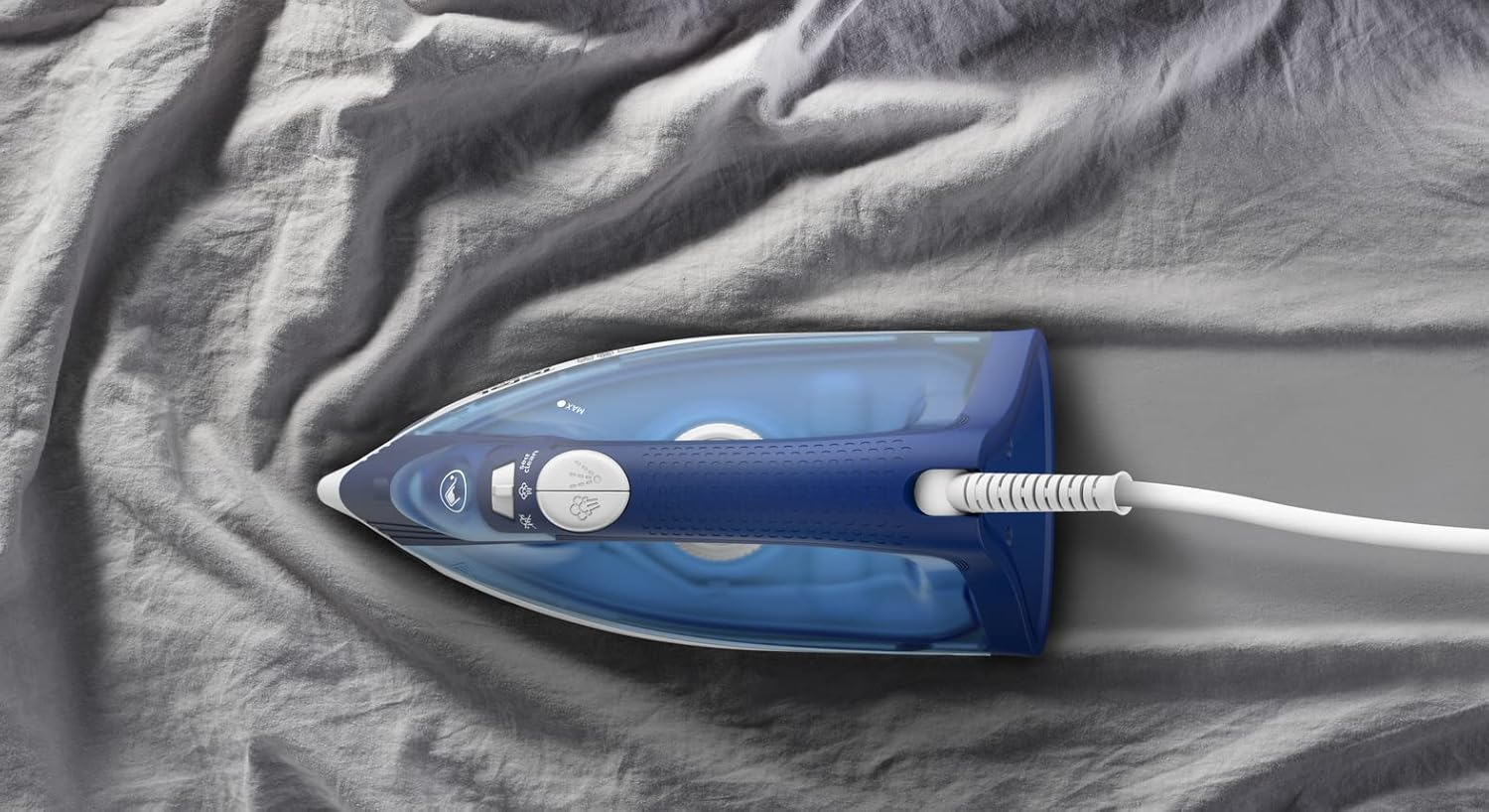1200W Steam Iron Vertical Steam Non Stick Soleplate