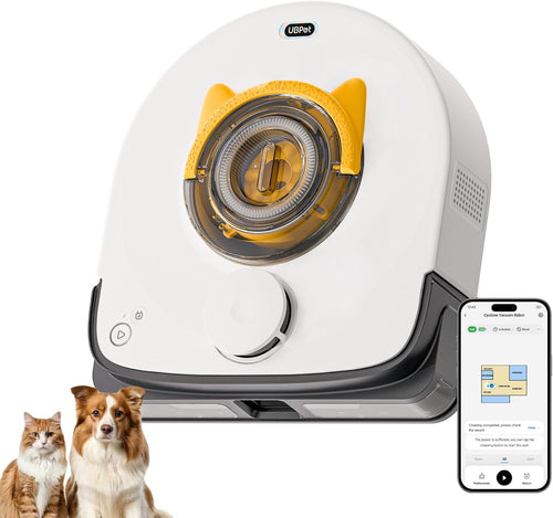 Robot Vacuum 22000Pa LiDAR Mapping Pet Hair WiFi App Auto Clean