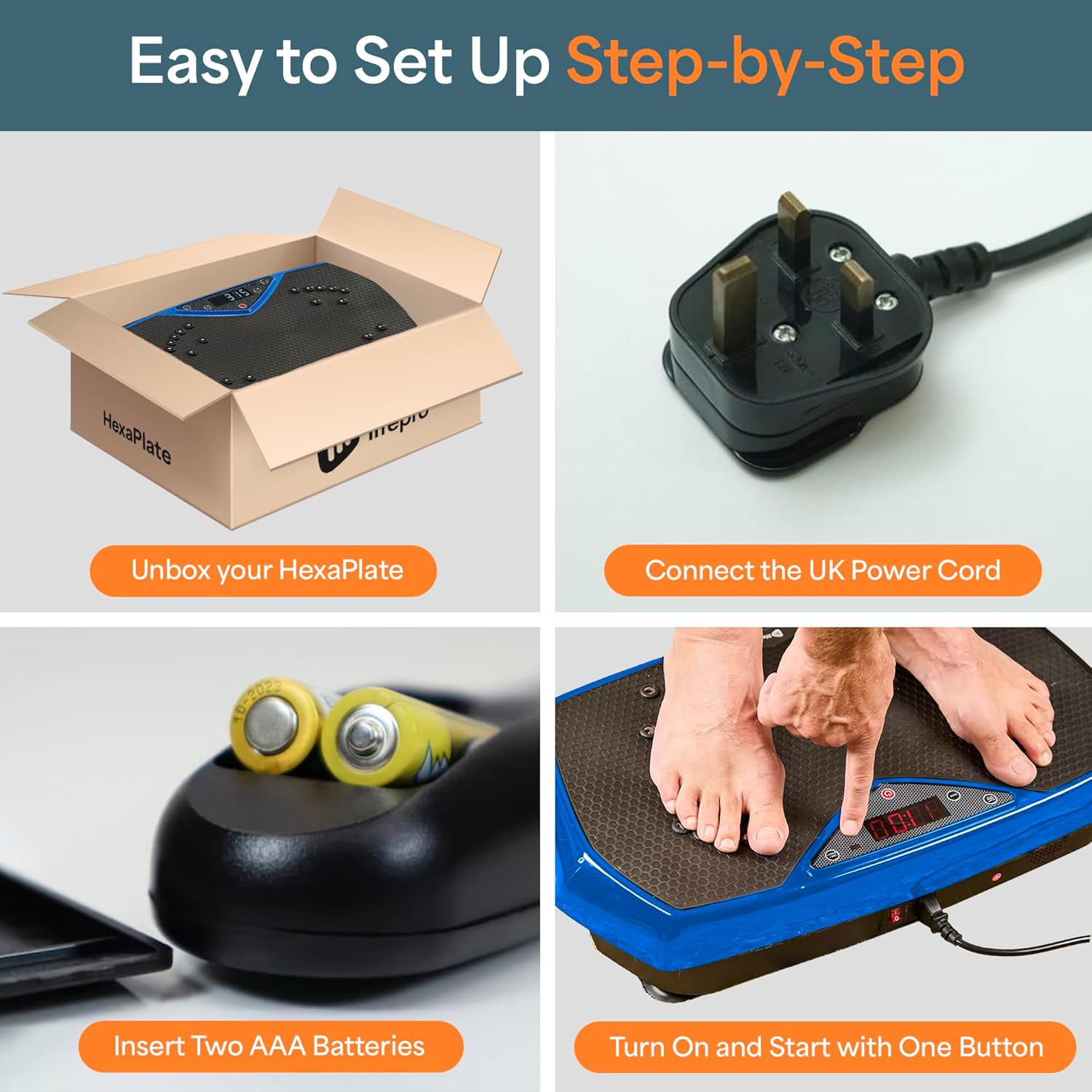 Vibration Plate Exercise Machine Acupressure Fitness Platform